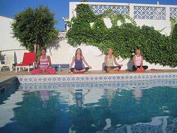 Meditation by the Pool,
 Quinta Mimosa 2012